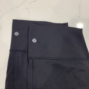 TWO PAIRS OF Lululemon Luxtreme Wunder Unders